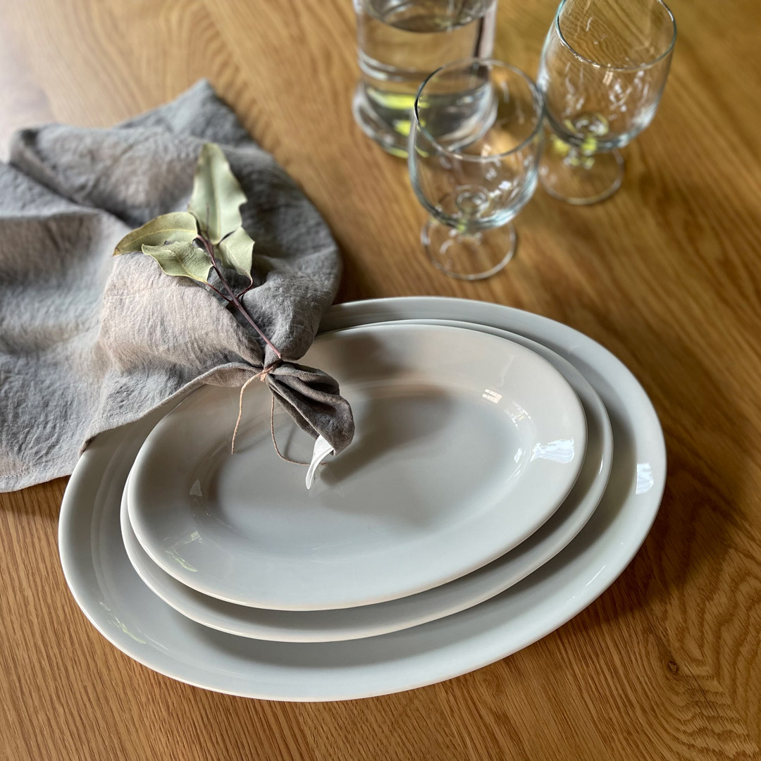 茉由 サタルニアチボリ　オーバル　31cm x 5枚と23cm10枚セット Saturnia チボリ オーバルプレート 23cm ( サタルニア tivoli オーバル