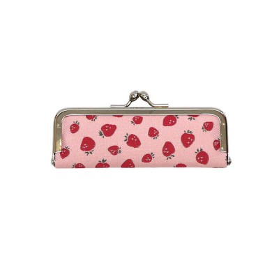 モチーフジャガード3.8印鑑ケース イチゴピンク
