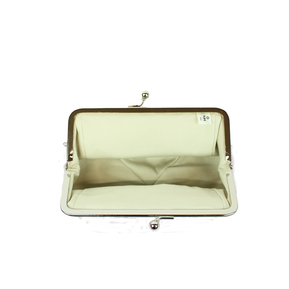 5.0がま口 化粧ポーチ / フルーツ刺繍いちご｜京都のがま口専門店 公式