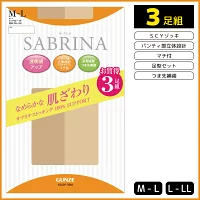 SABRINA ���֥�� �ʤ�餫��ȩ����� �ʤ�餫���å�PS 3­�� ���� GUNZE[SP76M-L]