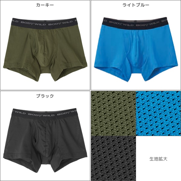 GUNZE BODY WILD ボクサーブリーフ（前あき） BODYWILD ボディワイルド ボクサーブリーフ 前あき グンゼ GUNZE