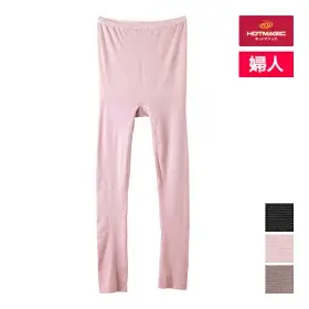 HOTMAGIC ホットマジック 日本製 集中保温シームレス 7分丈ボトム ひざ