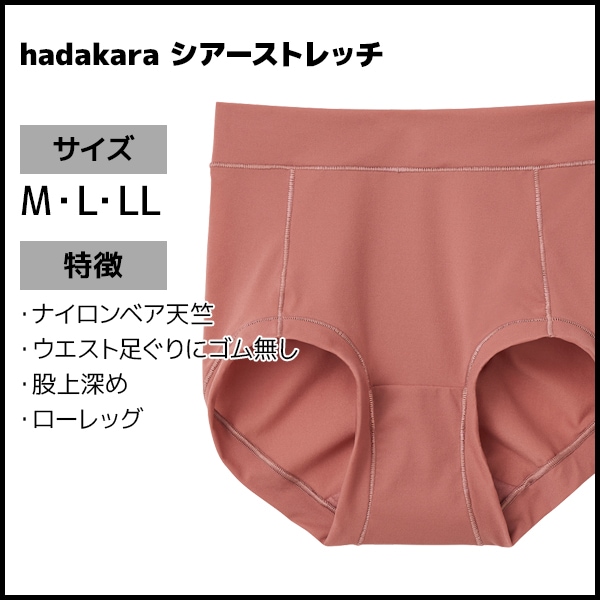 いいここち 快適ショーツ hadaka レギュラーショーツ シアー
