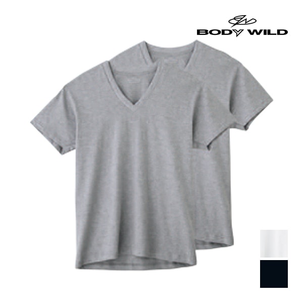 BODYWILD �ܥǥ��磻��� V�ͥå�T����� ȾµV�� 2���� ���� GUNZE[BW5015A]