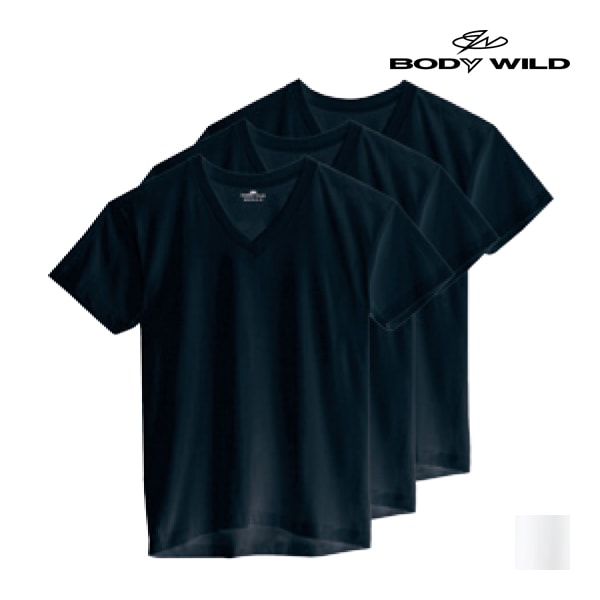 BODYWILD �ܥǥ��磻��� V�ͥå�T����� ȾµV�� 3���� ���� GUNZE[BW5015B]