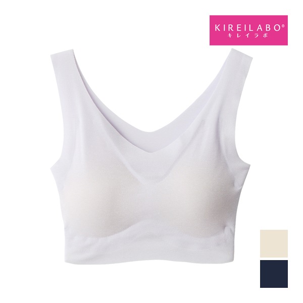 ぬめら KIREILABO キレイラボ 完全無縫製 COOL メッシュ ハーフトップ