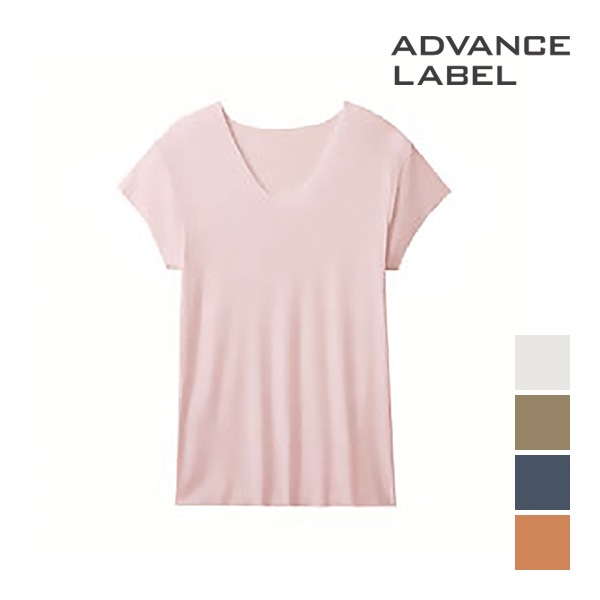 ADVANCE LABEL アドバンスレーベル CUTOFF 持続消臭 半袖Uネック