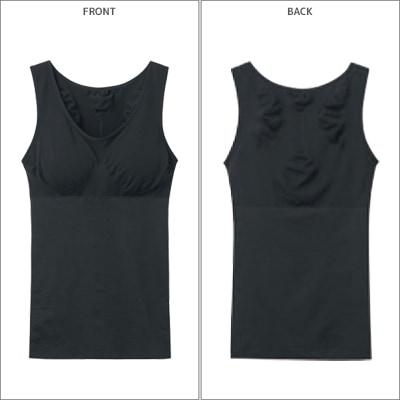 トップス rin05 RIZAP ライザップ 冷感シームレスタイプ タンクトップ パッド