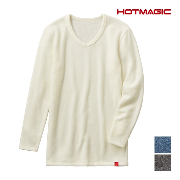 HOTMAGIC �ۥåȥޥ��å� �Ȥᤸ�礦�� V�ͥå� ���󥰥��꡼�֥���� Ĺµ ���� GUNZE �ɴ� �ҡ��ȥƥå�[MH1109]