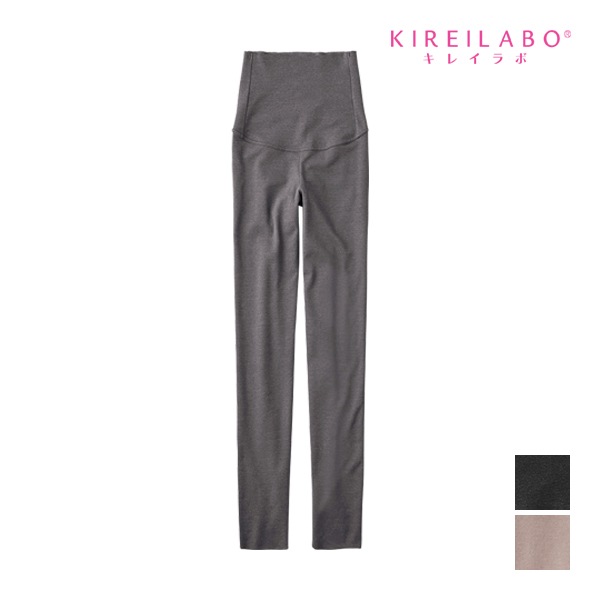 KIREILABO ���쥤��� Fitte �ե��å� WARM 9ʬ�� �ϥ��������ȥ쥮�� ���� GUNZE[KB8061-K]