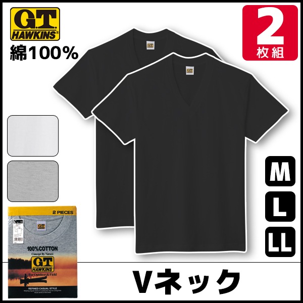 G.T.HAWKINS V�ͥå�T����ġ������� ���� GUNZE[HK10152-B]