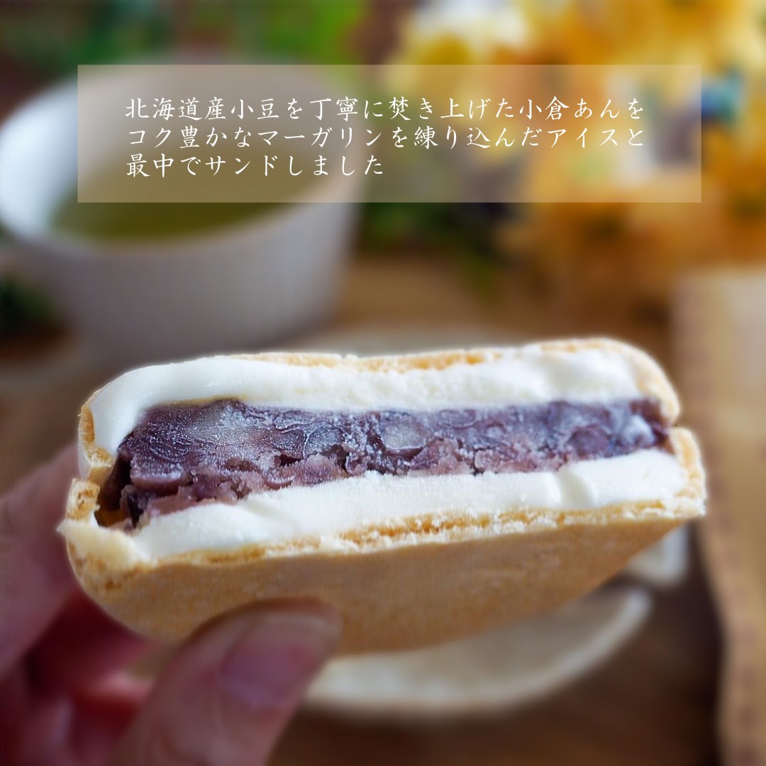 中津川市之瀬　小倉マーガリン最中アイス　6個set