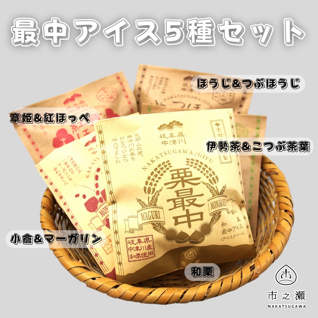 最中アイス5種セット　各2個　計10個入