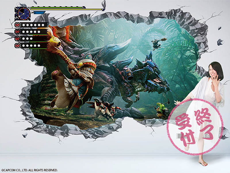 モンスターハンタークロス クロス 壁紙 A 糊付きタイプ アニメ ゲーム作品 アニメキャラのインテリアグッズ イタテリ屋 モンスターハンタークロス クロス 壁紙 A 糊付きタイプ アニメ ゲーム作品 アニメキャラのインテリアグッズ イタテリ屋