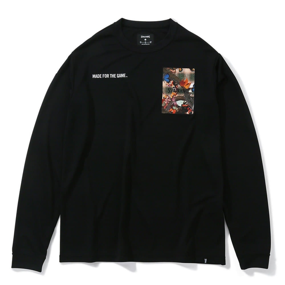 ロングスリーブTシャツ バタフライ プレイド SMT23107