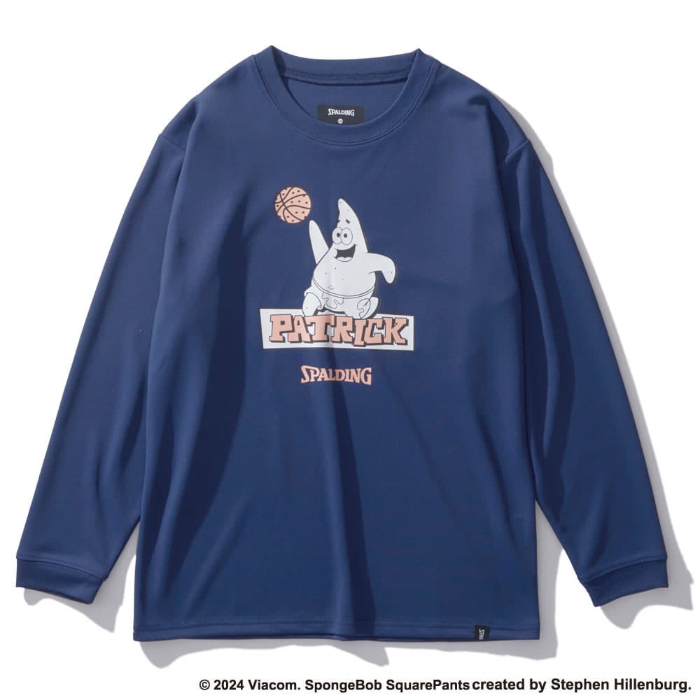 ジュニア ロングスリーブTシャツ パトリック スター ピンク