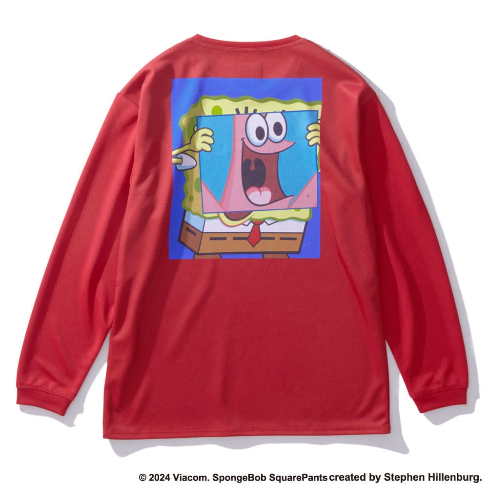 ジュニア ロングスリーブTシャツ パトリック スター ビッグフェイス SJT24170S【2カラー展開】