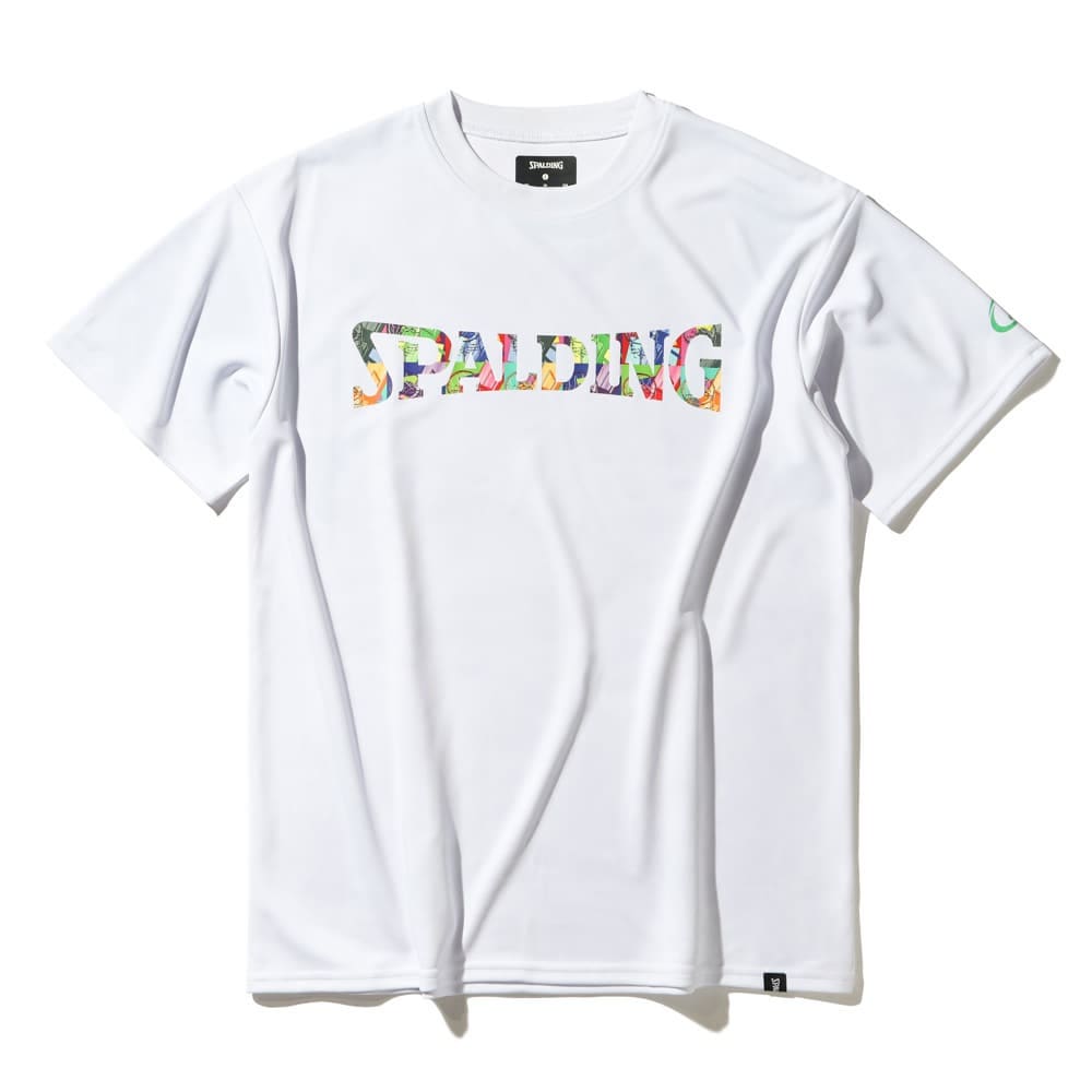 バスケTシャツ【美品】 Tシャツ オーバーラップド カモ ロゴ SMT24004 | スポルディング