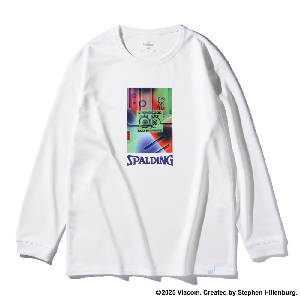 ジュニア ロングスリーブTシャツ スポンジ・ボブ ネオンアート SJT25185S【3カラー展開】