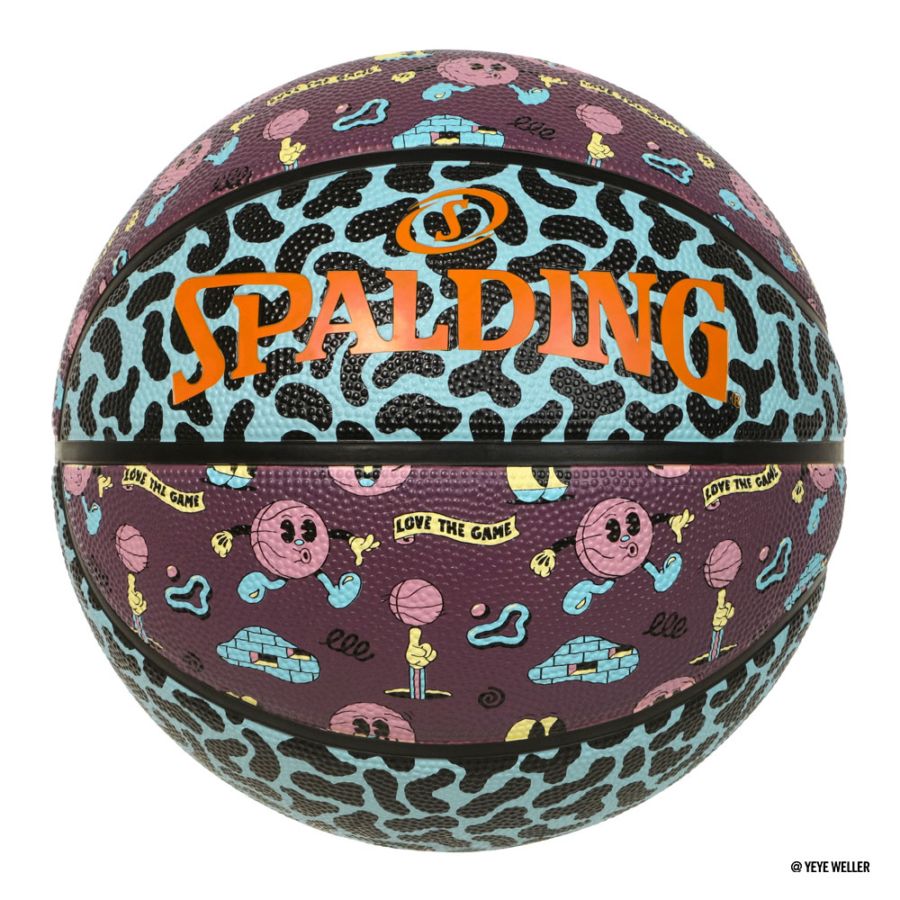 イェイェ・ウェラー ストリート スウィッシュ ターコイズ×マルーン ラバー 5号球 85-473J