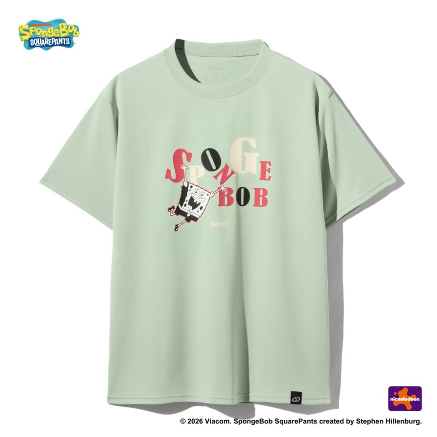 【3/6(金)発売】ジュニア Tシャツ スポンジ・ボブ タイポグラフィ SJT26046S【3カラー展開】