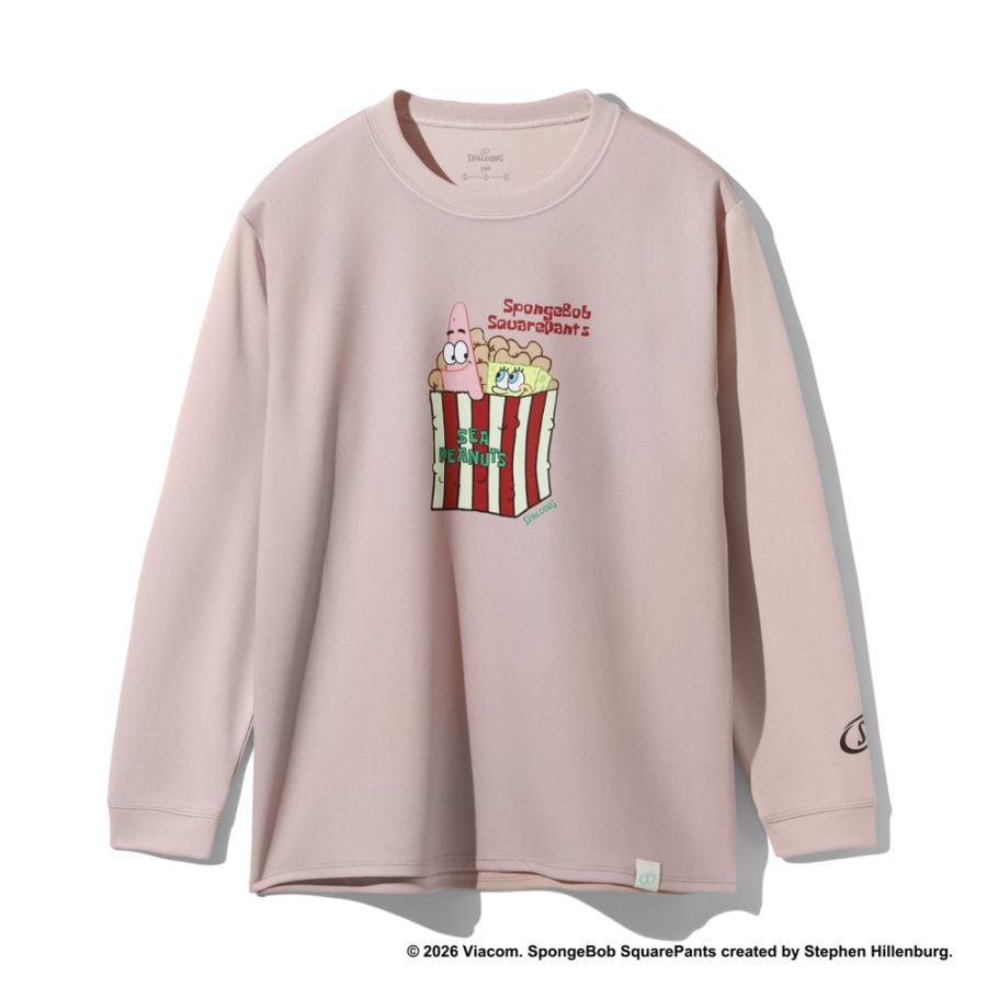【8/21(金)発売】ロングスリーブTシャツ スポンジ・ボブ シーピーナッツ SMT26128S【3カラー展開】