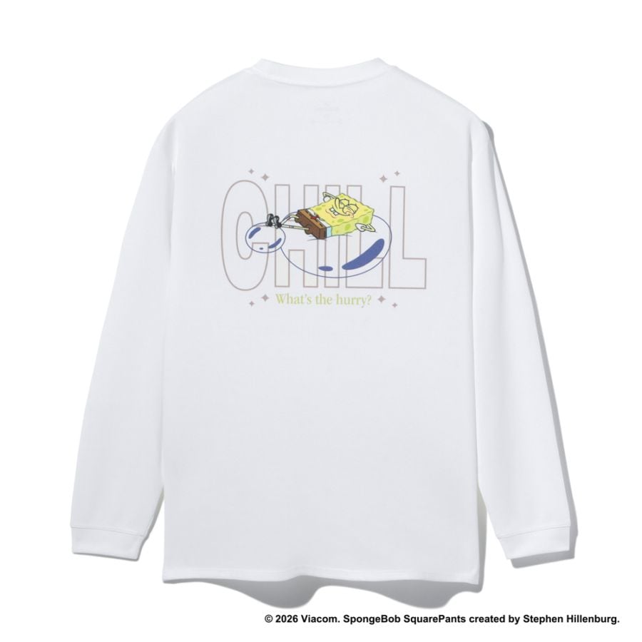 【8/21(金)発売】ロングスリーブTシャツ スポンジ・ボブ チル SMT26130S【3カラー展開】