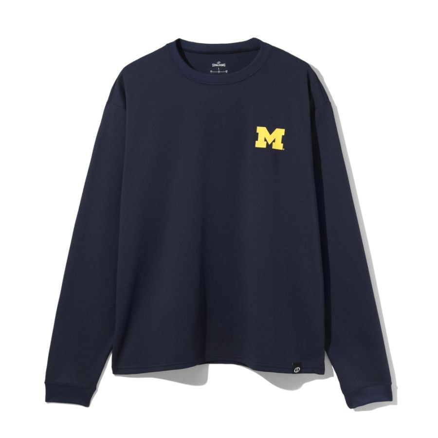 ロングスリーブTシャツ ミシガン ユニバーシティ ウルバリンズ バスケットボール SMT26138M【3カラー展開】