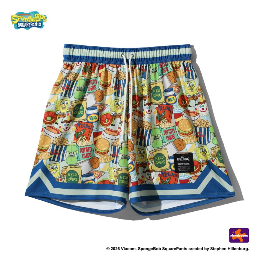 【8/21(金)発売】ジャージーショーツ スポンジ・ボブ シーピーナッツ SMP26129S【3カラー展開】