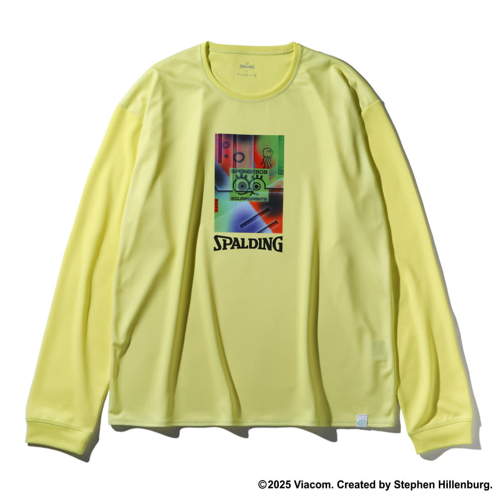 ロングスリーブTシャツ スポンジ・ボブ ネオンアート SMT25154S【3カラー展開】