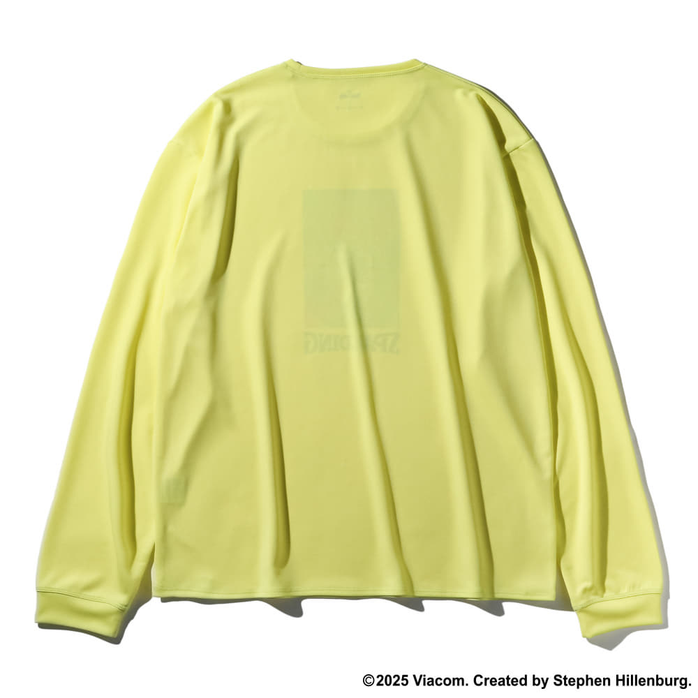 ロングスリーブTシャツ スポンジ・ボブ ネオンアート SMT25154S【3カラー展開】