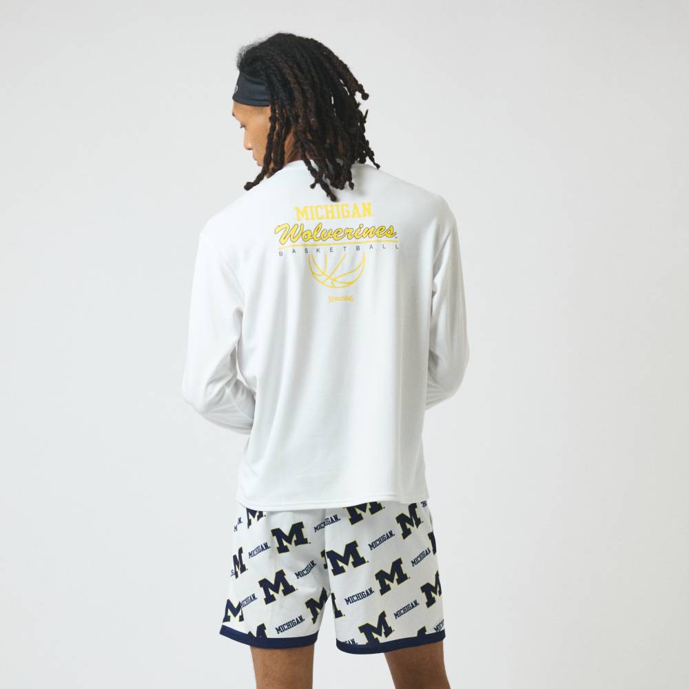 ロングスリーブTシャツ ミシガン ユニバーシティ ウルバリンズ