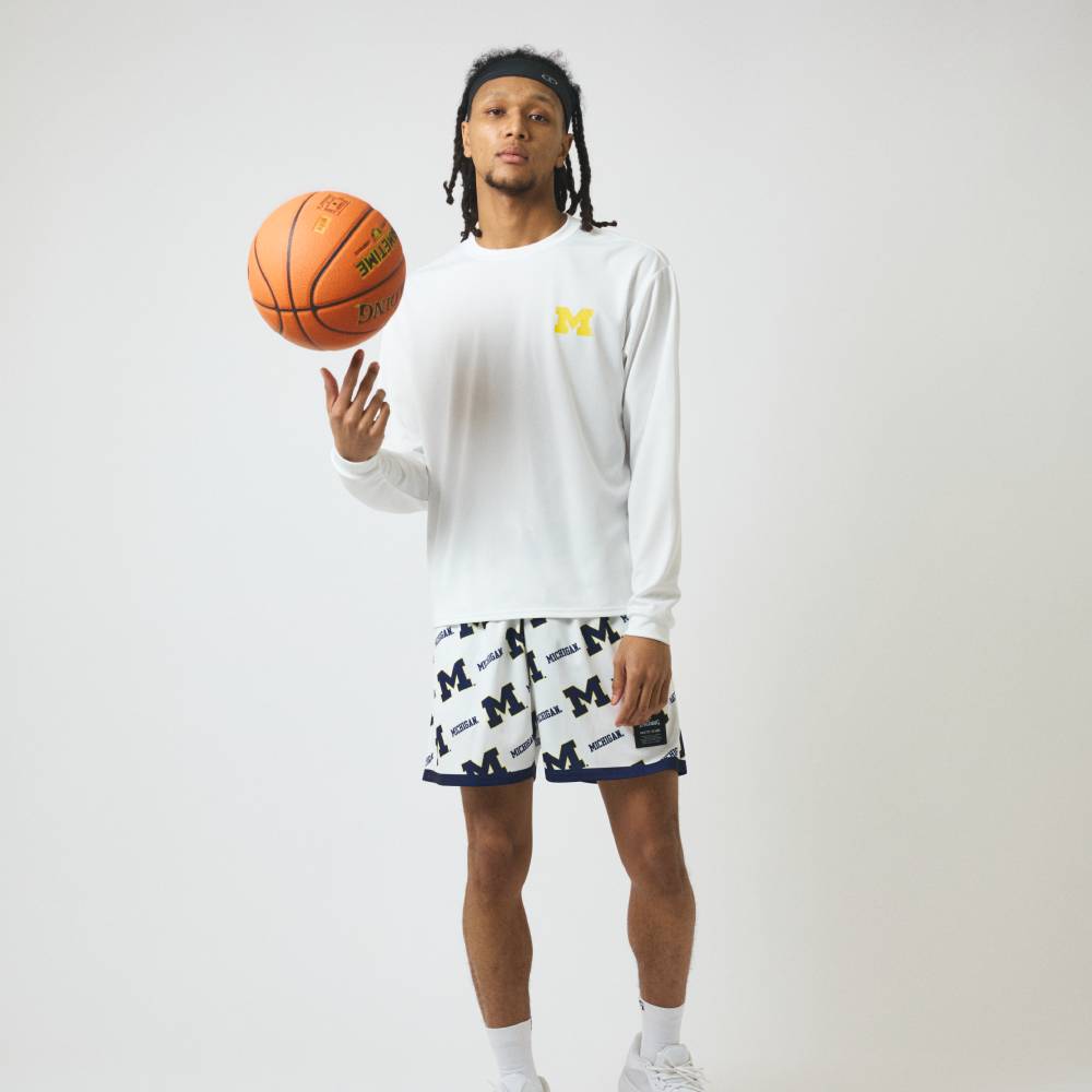 ロングスリーブTシャツ ミシガン ユニバーシティ ウルバリンズ
