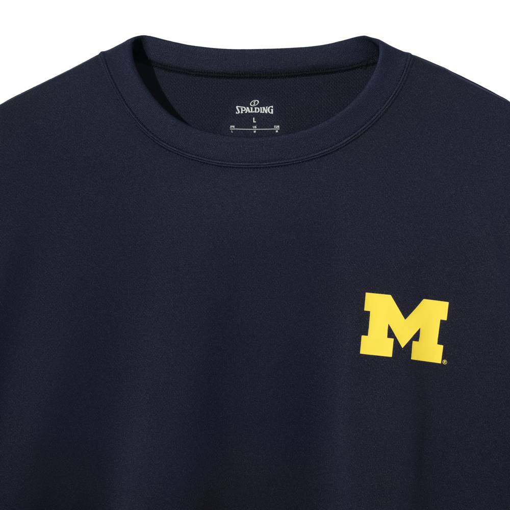 ロングスリーブTシャツ ミシガン ユニバーシティ ウルバリンズ バスケットボール SMT26138M【3カラー展開】