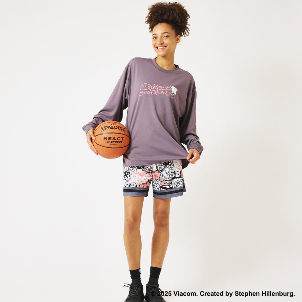 ロングスリーブTシャツ スポンジ・ボブ グラフィティ SMT25155S【4カラー展開】