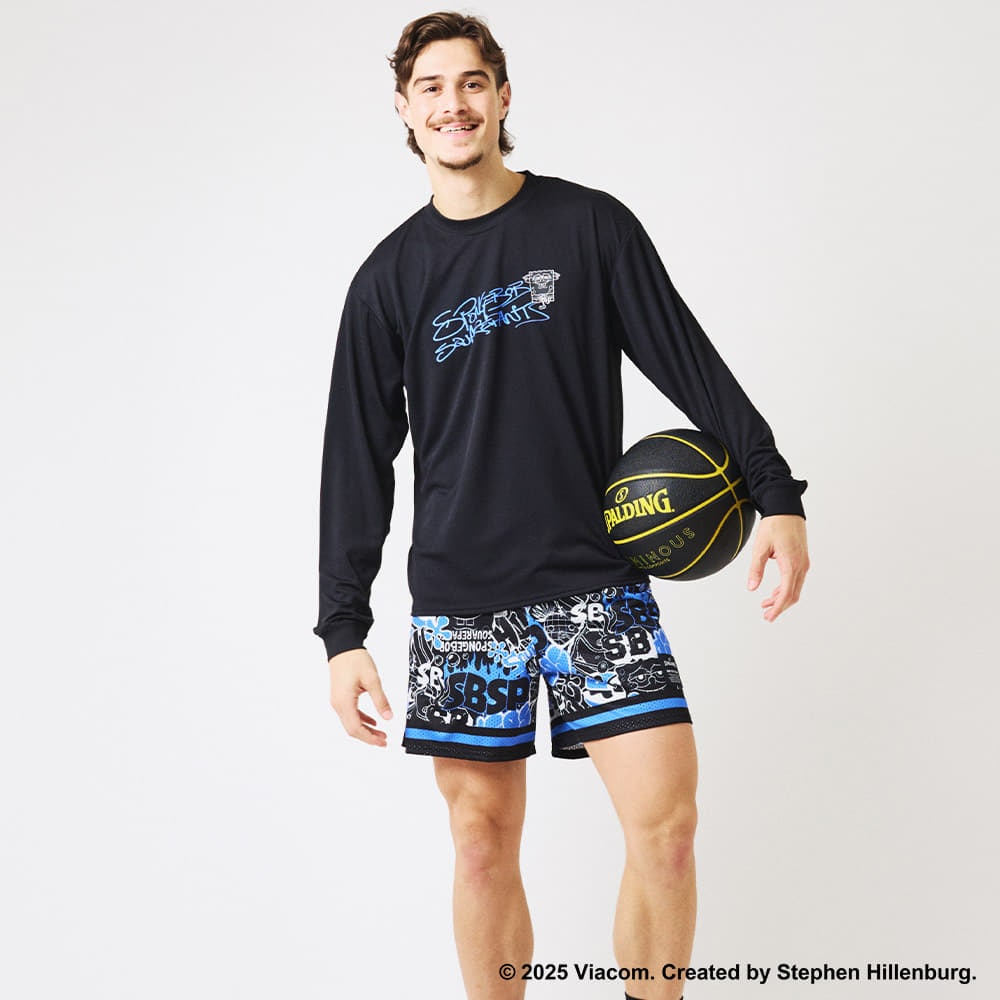 ロングスリーブTシャツ スポンジ・ボブ グラフィティ SMT25155S【4カラー展開】