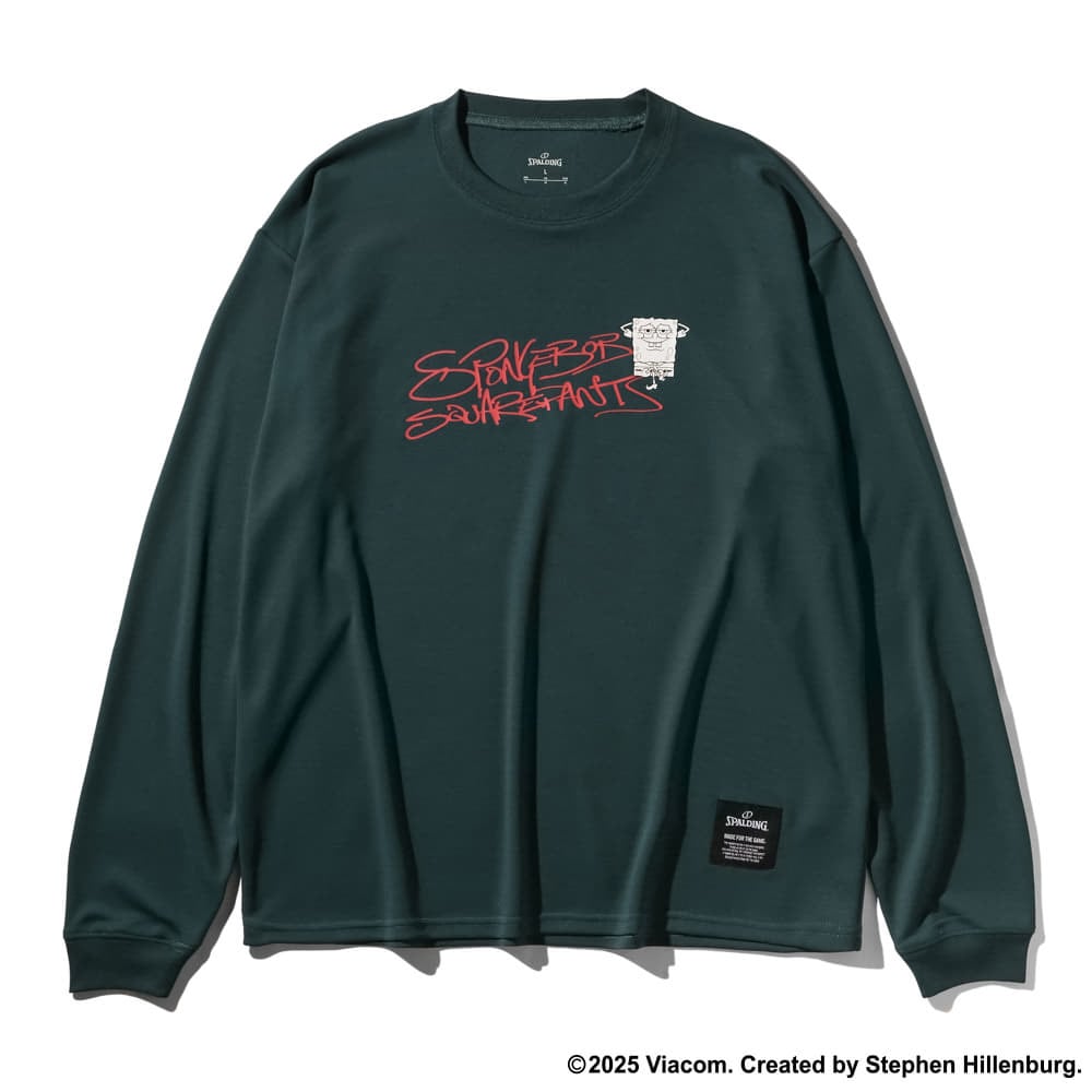 ロングスリーブTシャツ スポンジ・ボブ グラフィティ SMT25155S【4カラー展開】