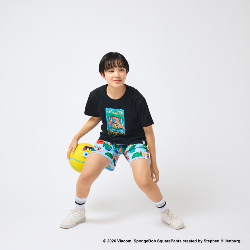 ジュニア Tシャツ スポンジ・ボブ ビーチシャック SJT26049S【3カラー展開】