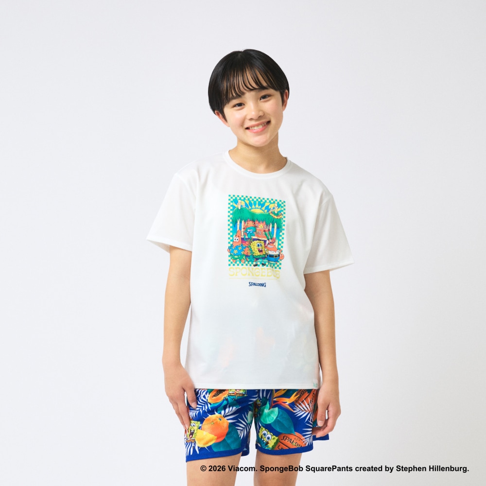 ジュニア Tシャツ スポンジ・ボブ ビーチシャック SJT26049S【3カラー展開】