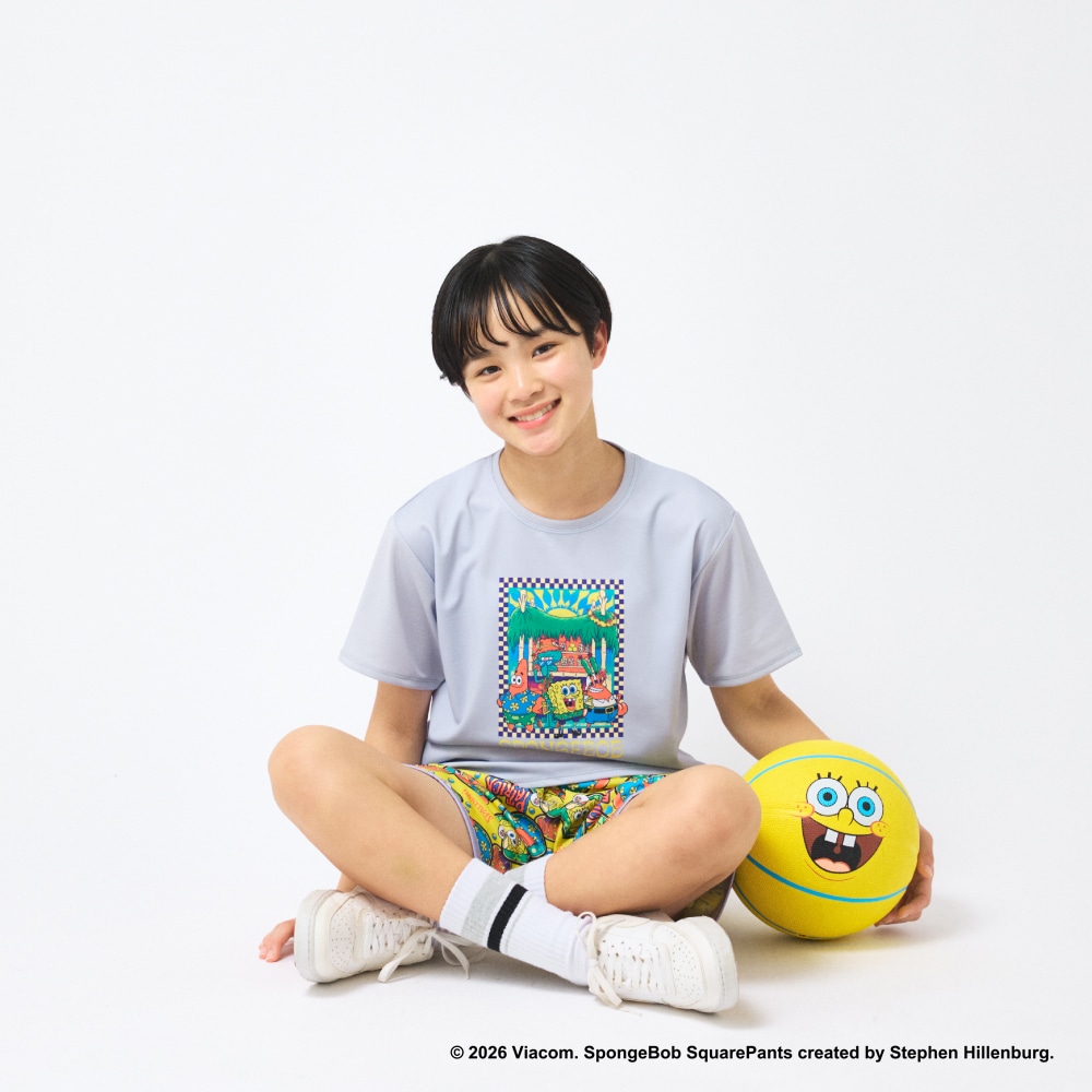 ジュニア Tシャツ スポンジ・ボブ ビーチシャック SJT26049S【3カラー展開】