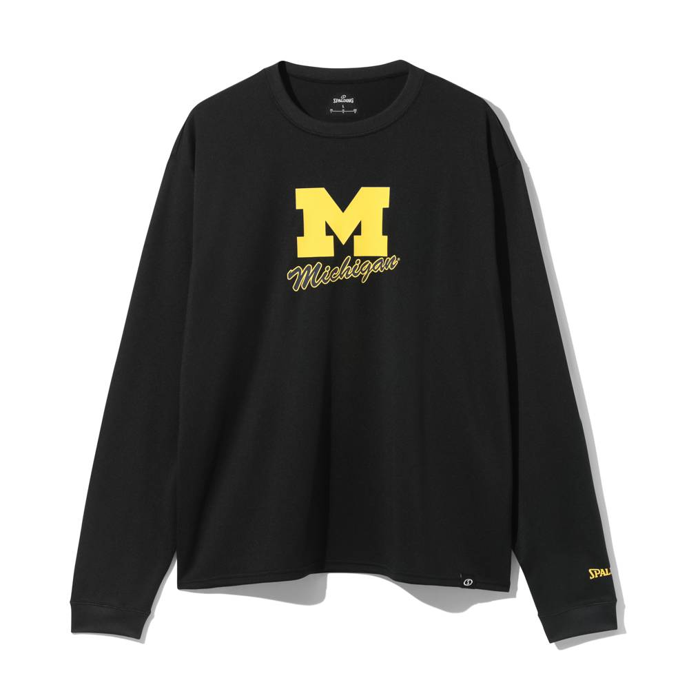 ロングスリーブTシャツ ミシガン M ロゴ クラシック SMT26140M【3カラー展開】