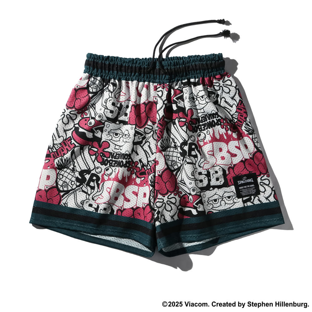 ジャージーショーツ スポンジ・ボブ グラフィティ SMP25156S【4カラー展開】