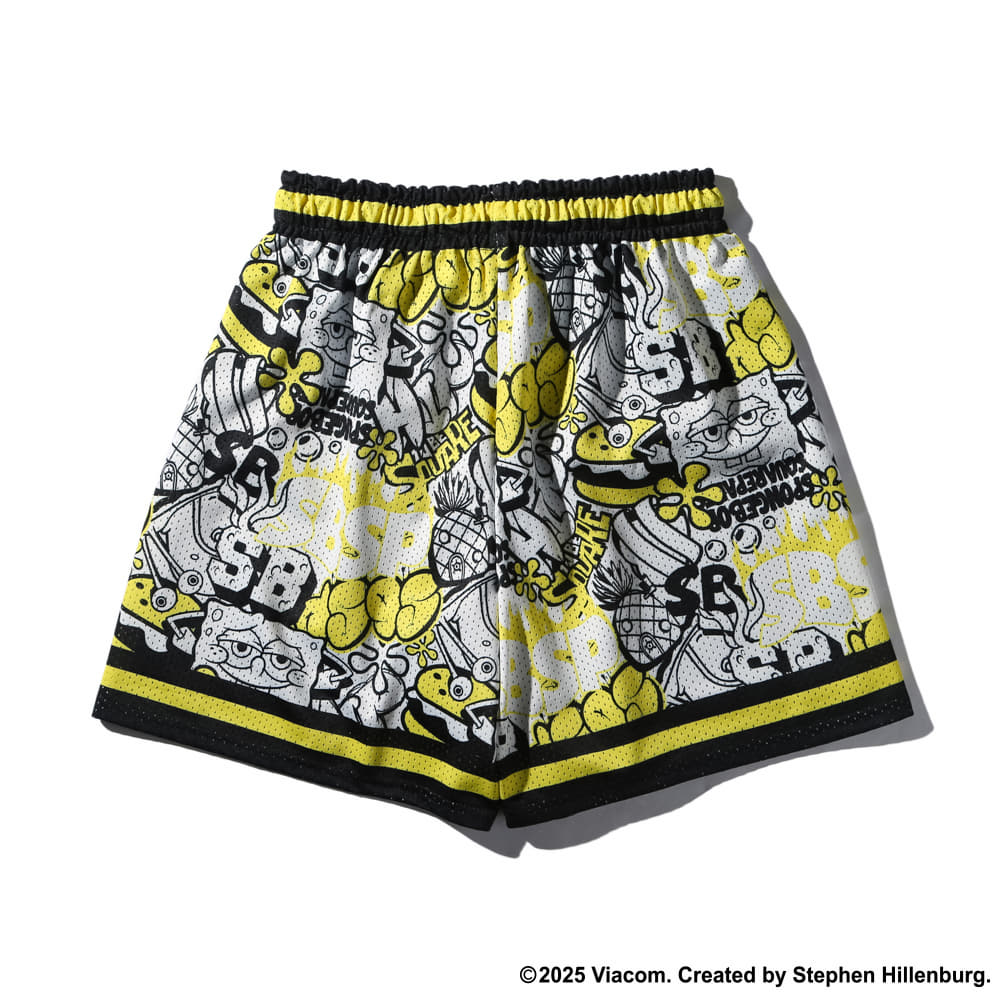 ジャージーショーツ スポンジ・ボブ グラフィティ SMP25156S【4カラー展開】