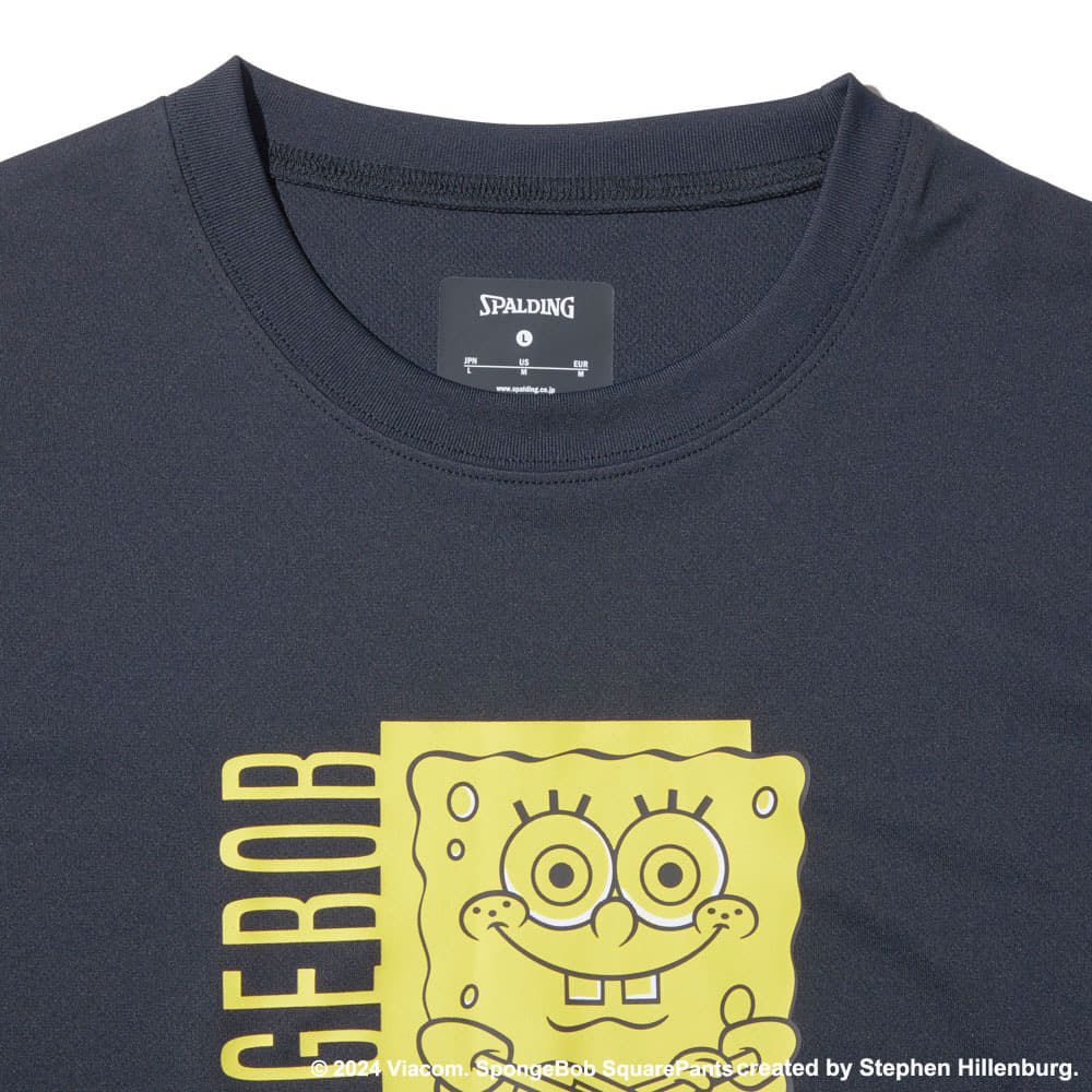 ロングスリーブTシャツ スポンジ・ボブ バスケットボール フリーク SMT24142S【3カラー展開】