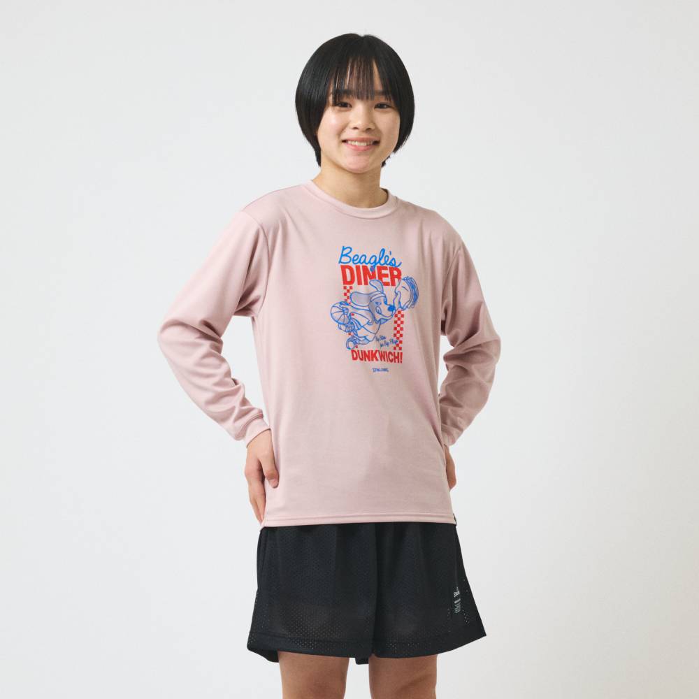 ジュニア ロングスリーブTシャツ ビーグルズ ダイナー SJT26142【3カラー展開】