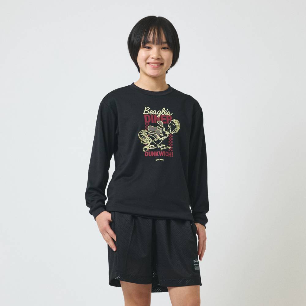 ジュニア ロングスリーブTシャツ ビーグルズ ダイナー SJT26142【3カラー展開】