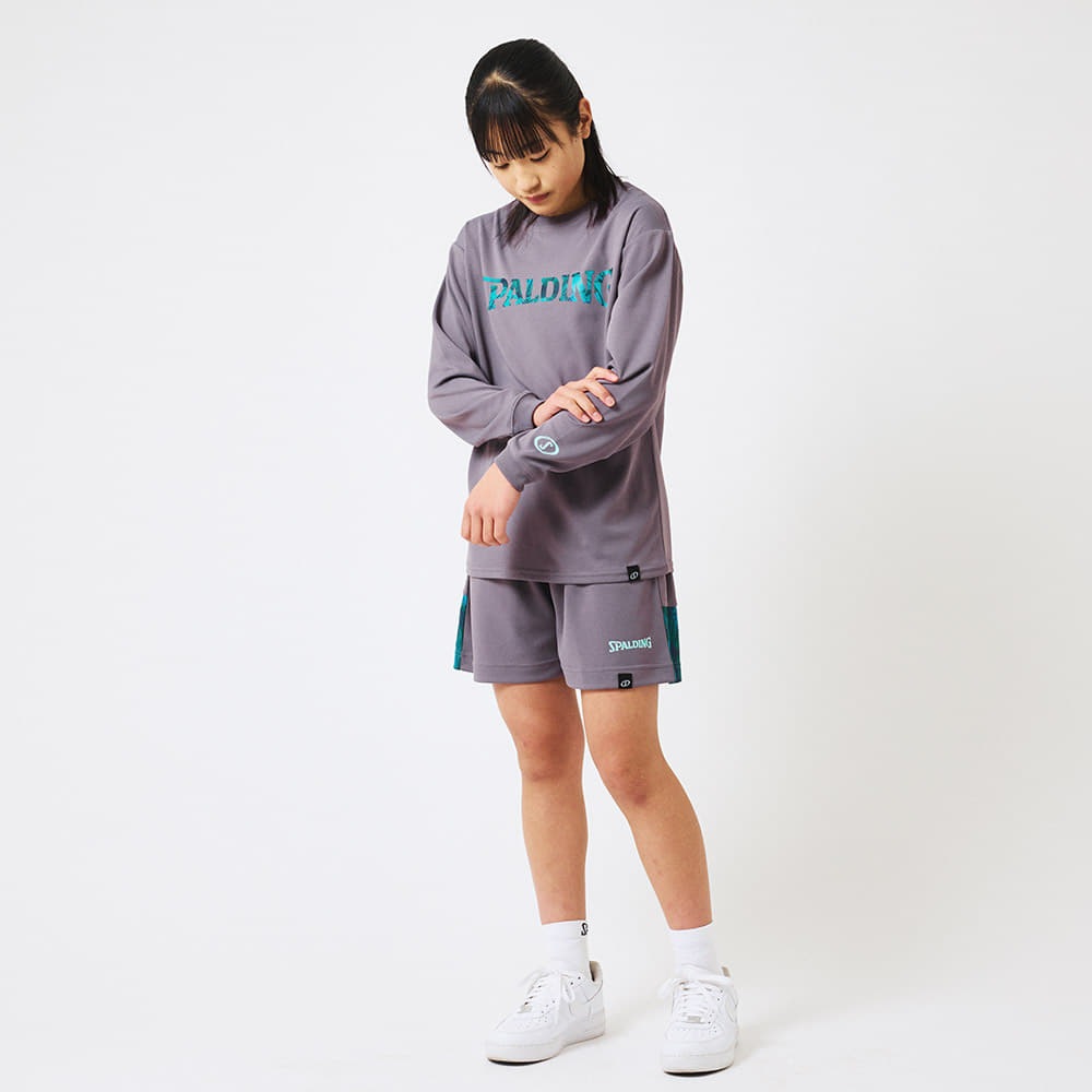 ジュニア ロングスリーブTシャツ ボールプリント イン ザ ダーク SJT25176【4カラー展開】