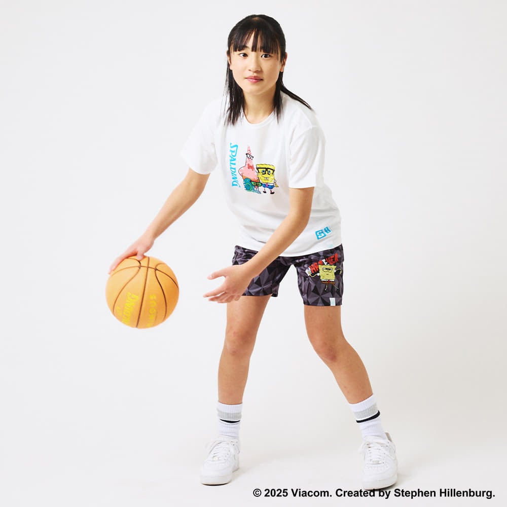 ジュニア Tシャツ スポンジ・ボブ ドレスアップ SJT25177S【3カラー展開】