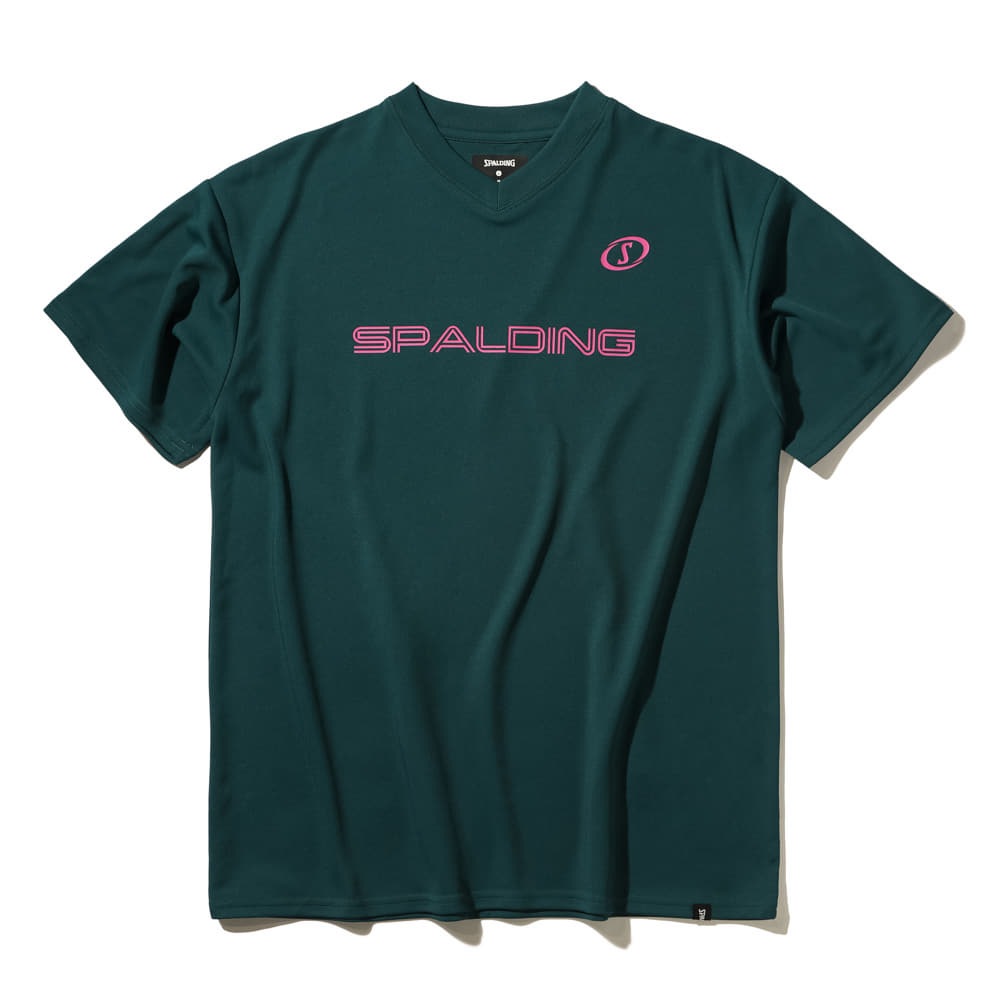 バレーボール Vネック Tシャツ ネオン ロゴ SMT25020V【4カラー展開】