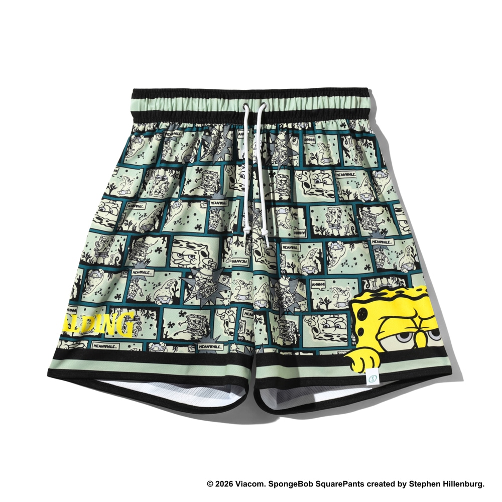 ジャージーショーツ スポンジ・ボブ カートゥーン SMP26034S【2カラー